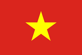 Drapeau du Vietnam, étoile jaune sur fond rouge